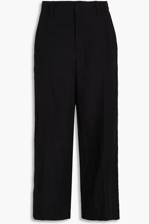 Vince Cropped TENCEL™ Lyocell-blend wide-leg pants