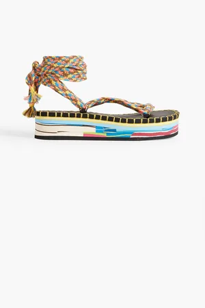 Chloé Lou braided cord platform sandals
