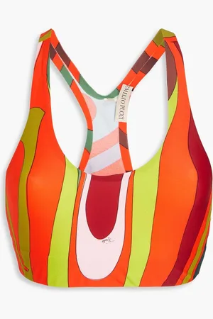 Puccini Printed sports bra - Orange