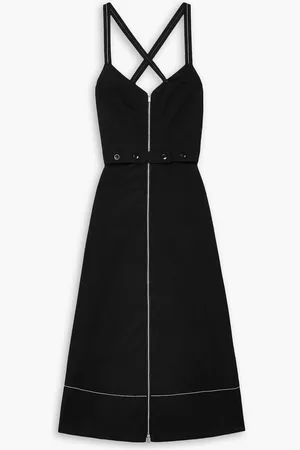 Proenza Schouler Cotton and linen-blend midi dress