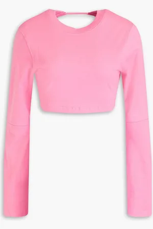 Jacquemus Piccola cropped cotton-jersey top
