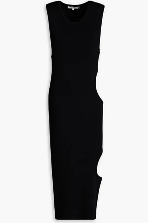 ET OCHS Ellie cutout ribbed-knit midi dress