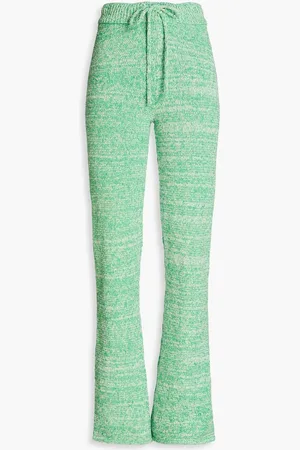 Holzweiler Mélange cotton-blend straight-leg pants