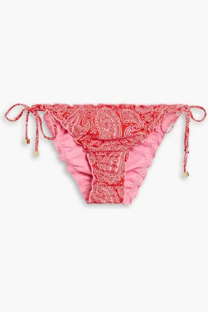 Heidi Klein Reversible paisley-print low-rise bikini briefs