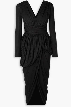 Altuzarra Canna draped ribbed-knit dress