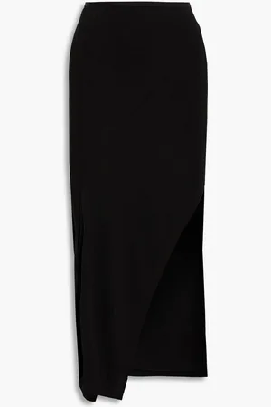 Helmut Lang Jersey midi skirt