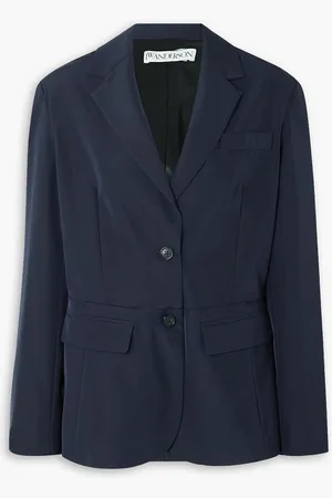 J.W.Anderson Paneled faille blazer - Blue