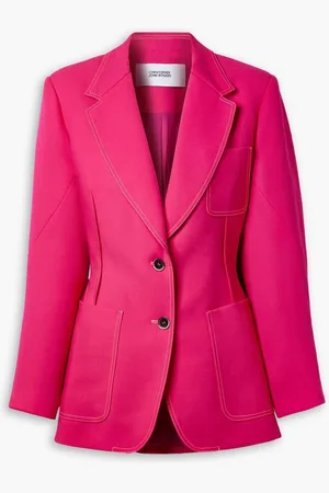 Christopher John Rogers Crepe blazer - Pink