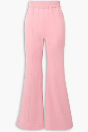 AZ FACTORY Free To French cotton-terry flared pants - Pink