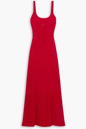 Jacquemus La Robe Maille Oranger ribbed-jersey maxi dress