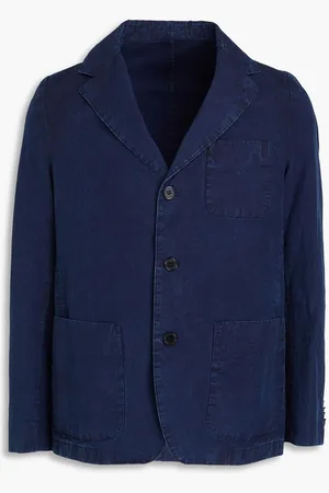 OFFICINE GENERALE Denim blazer - Blue