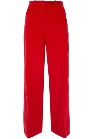 Bouguessa Valentina cotton-corduroy wide-leg pants