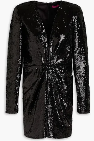 GAUGE81 Midar gathered sequined twill mini dress