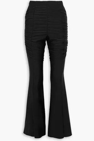 AZ FACTORY Ester Manas ruched stretch-knit flared pants