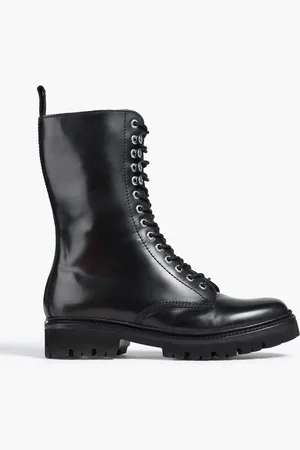 GRENSON Arden leather combat boots