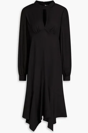Diane von Furstenberg Rivera cutout crepe dress