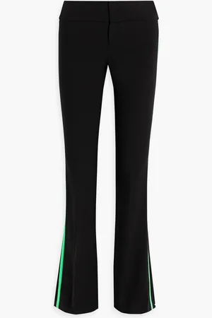 ALICE+OLIVIA Alice Olivia - Olivia striped twill bootcut pants