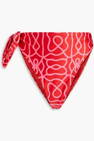 Agua by Agua Bendita Ipanema printed high-rise bikini briefs