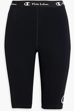 NILI LOTAN Printed stretch shorts