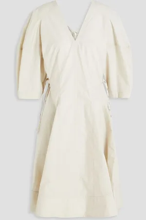 3.1 Phillip Lim Cotton-poplin dress - White
