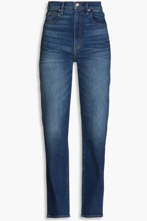 SLVRLAKE London high-rise straight-leg jeans - Blue