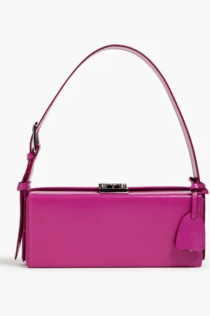 MARK CROSS Grace Lungo leather shoulder bag - Purple