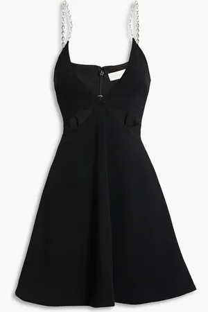 Simkhai Embellished cutout crepe mini dress