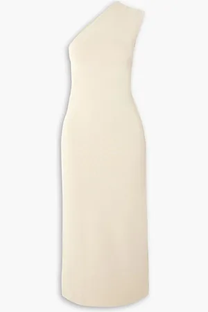 GAUGE81 Arriba one-shoulder knitted midi dress - Neutral