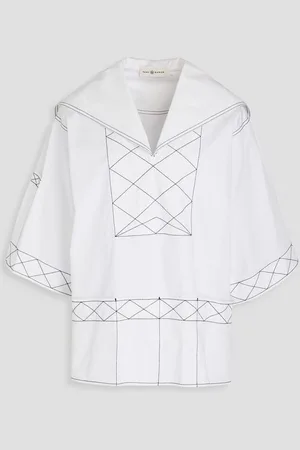 Tory Burch Cotton-poplin tunic