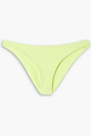 Jade Swim Most Wanted terry mid-rise bikini briefs - Yellow
