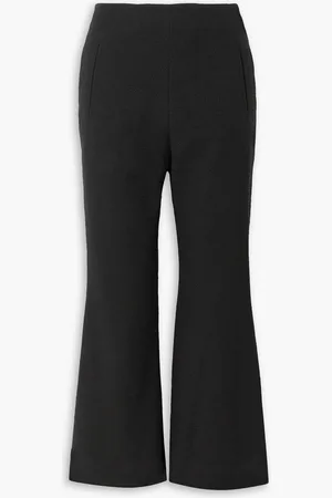 Lisa Marie Fernandez Cropped cotton-blend bouclé flared pants