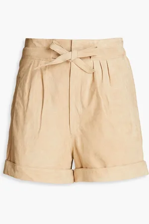 Isabel Marant Carius suede shorts - Neutral