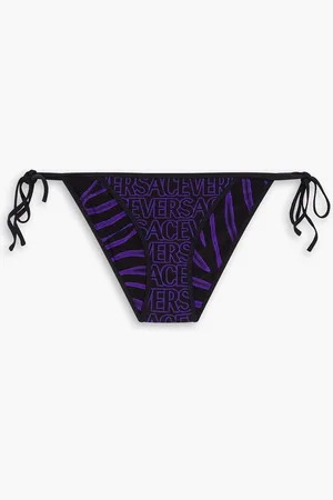 VERSACE Reversible printed low-rise bikini briefs