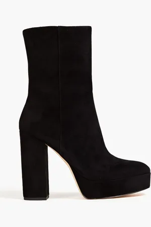 Stuart Weitzman Suede platform ankle boots