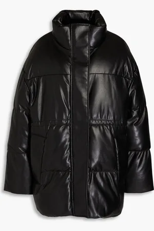 Stand Studio Quilted faux leather jacket