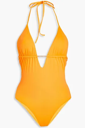 Melissa Odabash Casa Blanca cutout swimsuit - Orange