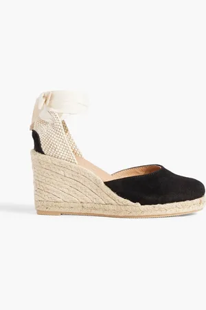Last Studio Leda suede wedge espadrilles