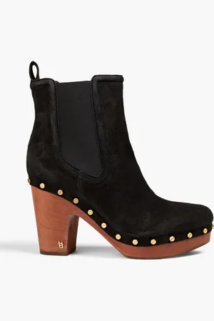 VERONICA BEARD Decker studded suede ankle boots
