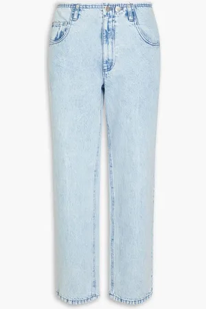 tibi High-rise straight-leg jeans - Blue