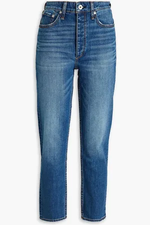 RAG&BONE Nina high-rise tapered jeans - Blue