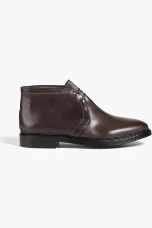 OFFICINE GENERALE Elton leather chukka boots - Gray