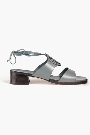Tory Burch Bombe leather sandals - Blue