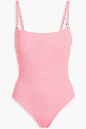 Melissa Odabash Tosca seersucker swimsuit - Pink