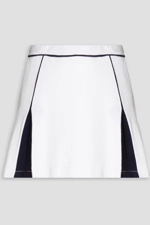 The Upside Courtside Billy Jean cotton-piqué tennis skirt