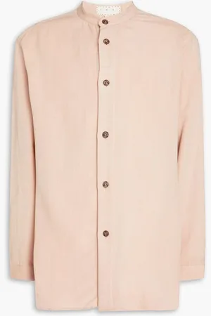 SMR Days Bamboo-blend chambray shirt - Pink