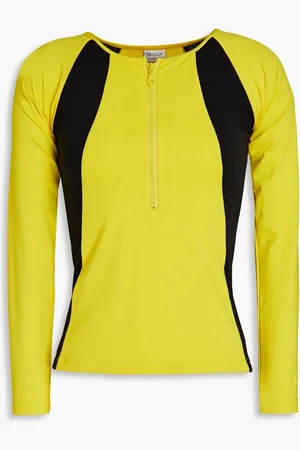 Melissa Odabash Bondi two-tone stretch rash guard