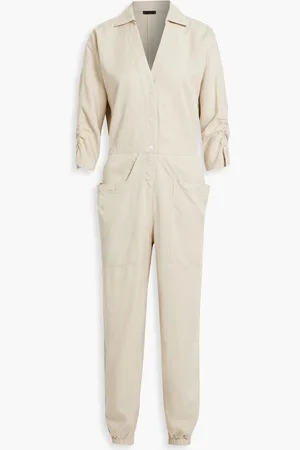 ATM Anthony Thomas Melillo Lyocell-blend twill jumpsuit - Gray