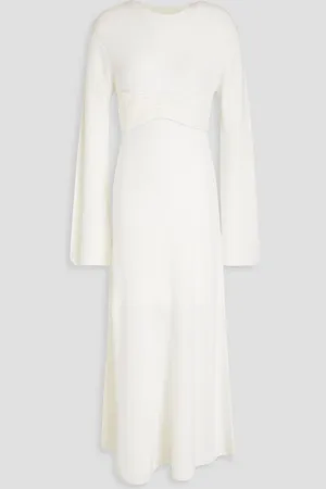 Loulou Studio Daroca appliquéd wool and cashmere-blend maxi dress