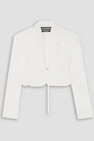 Jacquemus Dentelle cropped lace blouse