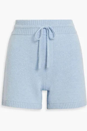 Khaite Kev cashmere-blend shorts - Blue
